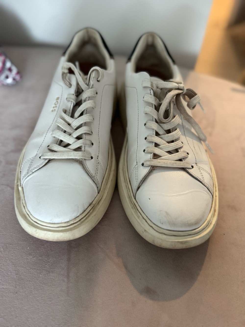 Hugo Boss Amber Runn Leather Trainers